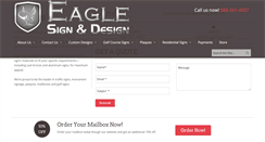 Desktop Screenshot of eaglesign.com