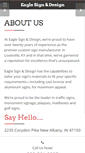 Mobile Screenshot of eaglesign.com